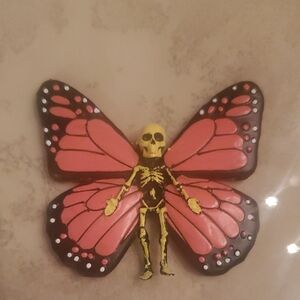 Decorative Butterfly Skeleton Magnet